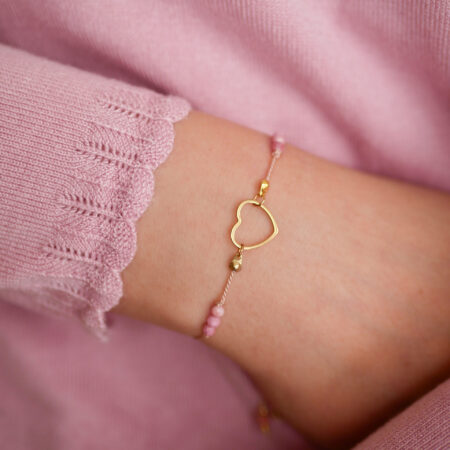 Miłość & rodonit (złoto)