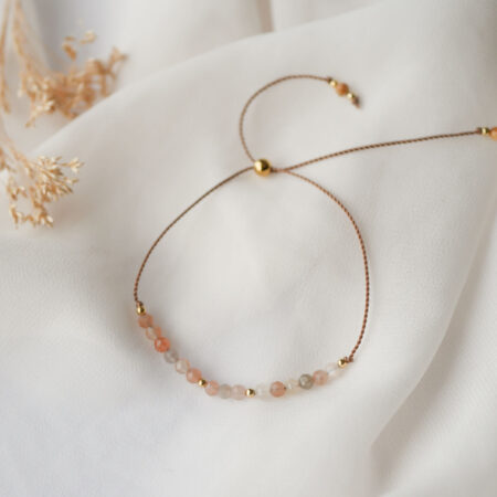 Bransoletka z kamieni słonecznych, szczęśliwa bransoletka, upominek dla Mamy