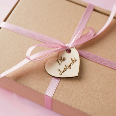 Grawerowane serduszko z imieniem