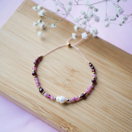 Bransoletka & Perła róż