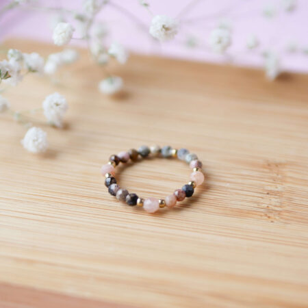 Pierścionek & rodonity