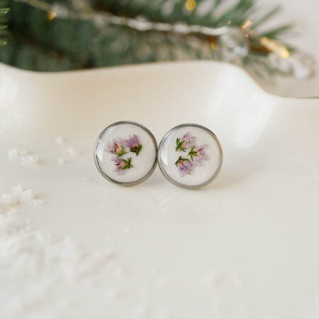 Wkrętki & wrzos srebro