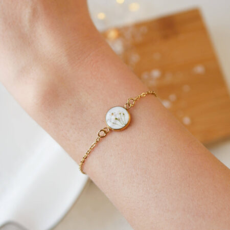 Bransoletka & dzika marchew złoto