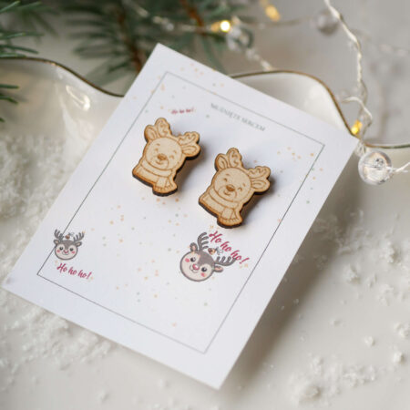 Kolczyki świąteczny reniferek II