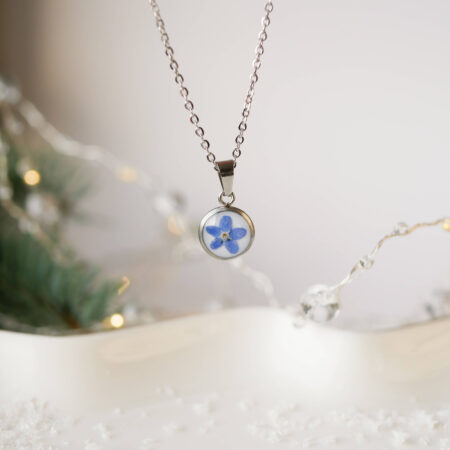 Kropelka & niezapominajka srebro II