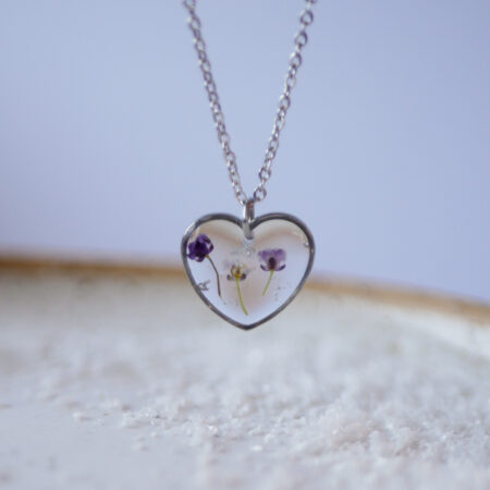 Serce & smagliczka srebro II