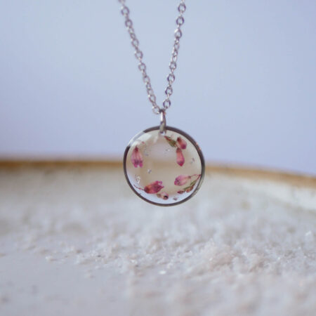 Kółeczko & wrzosiec srebro