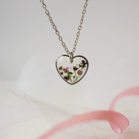 Serce & łąka smagliczek srebro