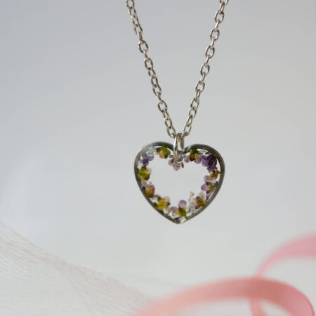 Serce & wianuszek smagliczek srebro II