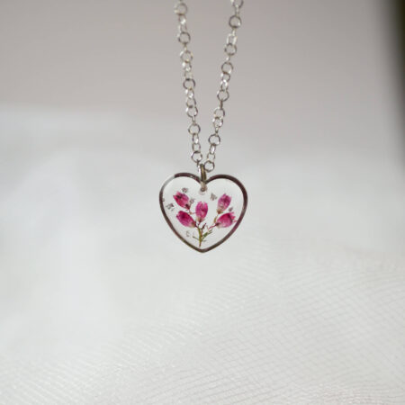 Serce & wrzosiec srebro III