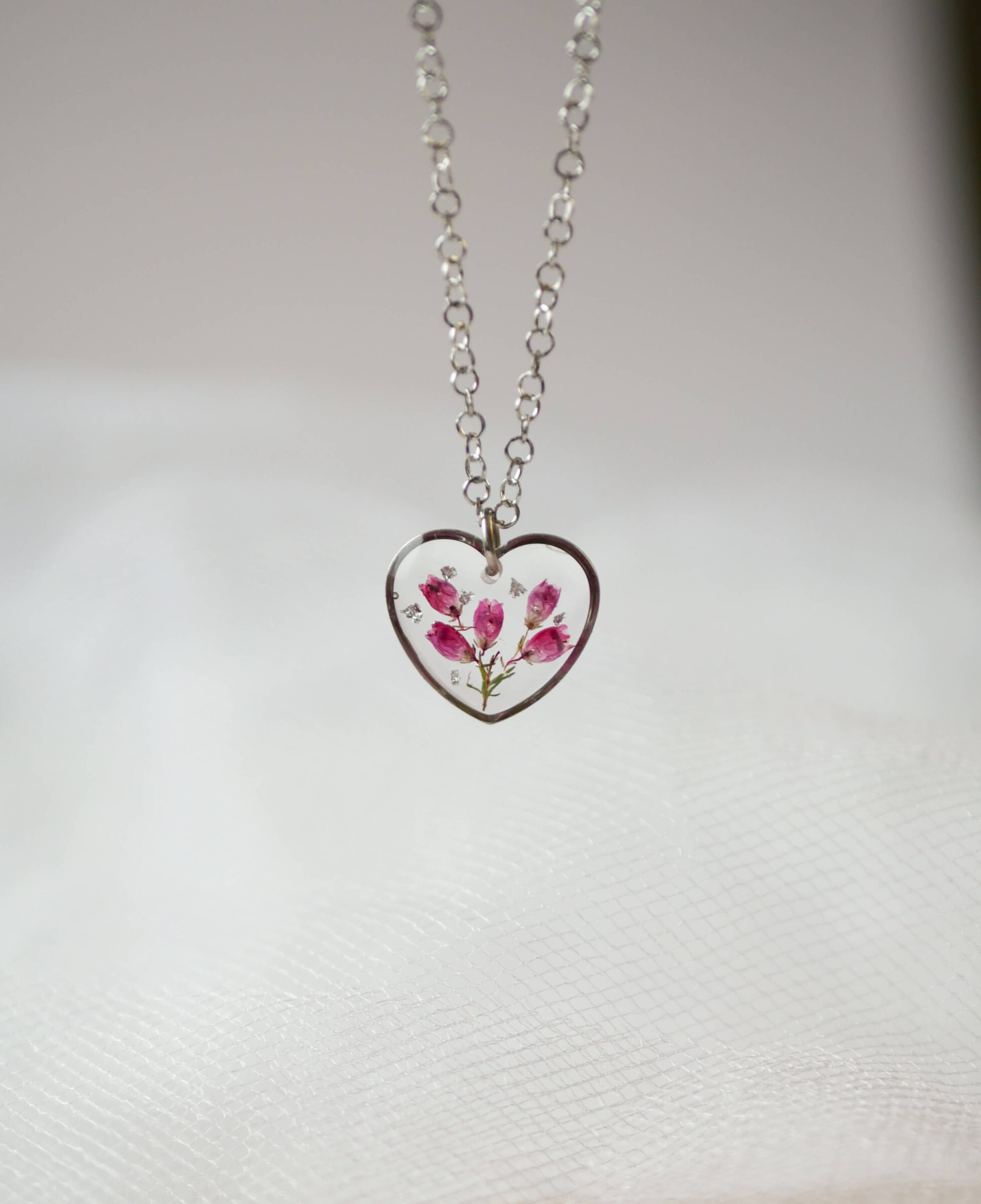 Serce & wrzosiec srebro III