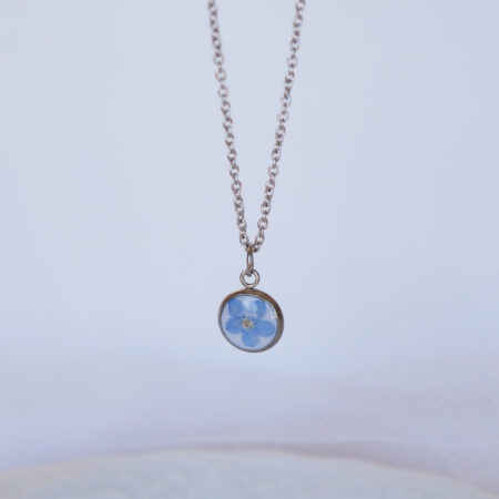 Kropelka & niezapominajka srebro