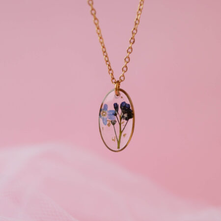 Owal & niezapominajka złoto III