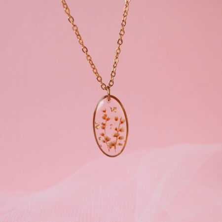 Owal & złote gałązki