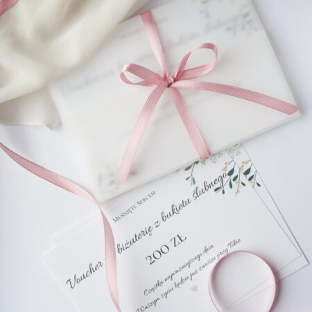 voucher na biżuterię ślubną