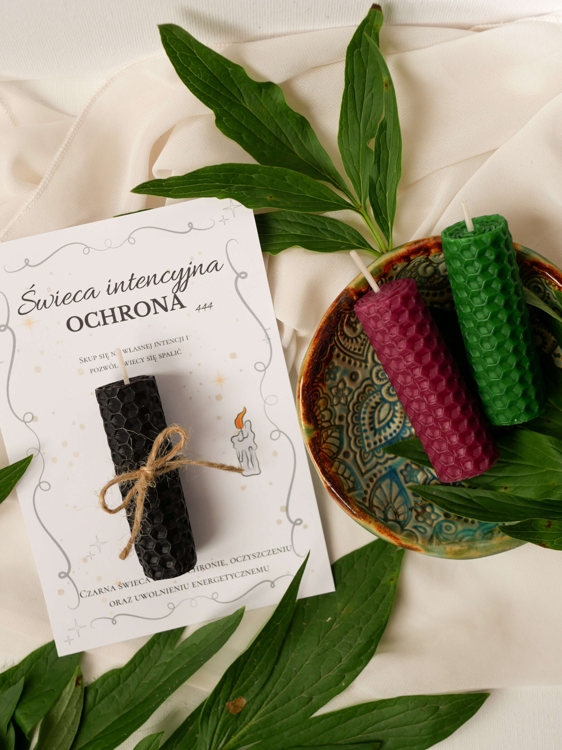 Świeca intencyjna OCHRONA